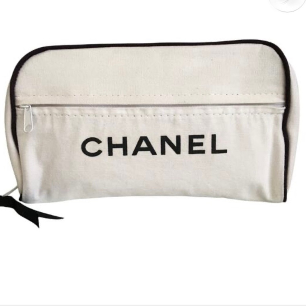 CHANEL Canvas Toiletry Bag